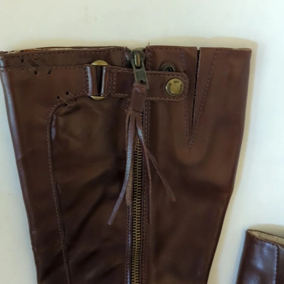 Rare Doc martens leather slouchy buckle vintage winter fall boots Size 6 - Picture 4 of 11